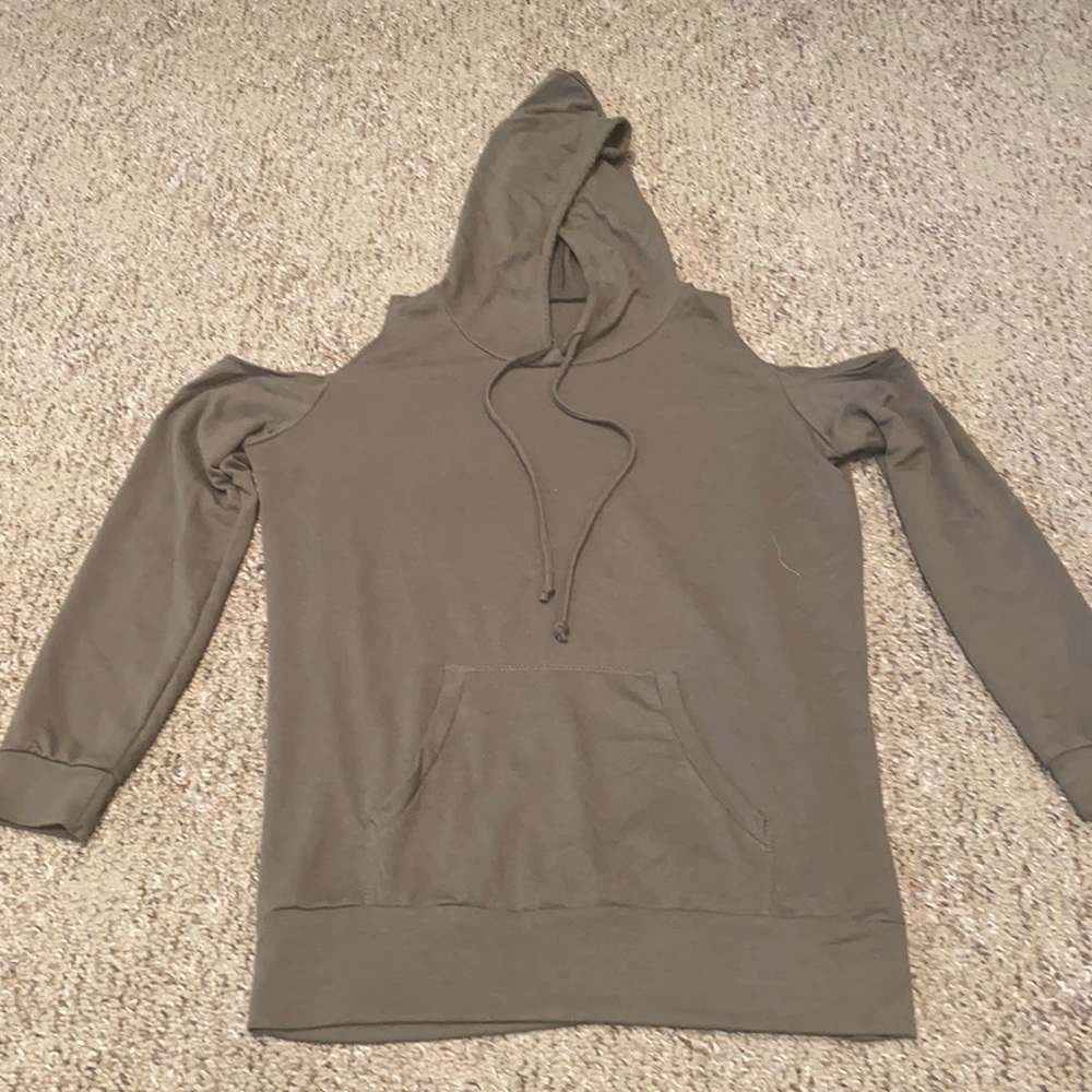 Cold Shoulder Hoodie